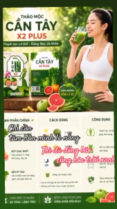 Sản Phẩm Chính Hãng Thảo Mộc Cần Tây X2 PlusGiảm Cân Hiệu QuảBí Quyết Dáng Đẹp Eo Thon (30 VIÊN )
