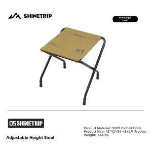 ShineTrip | Fishing Portable Travel Folding Stool Sturdy and Thick