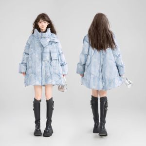 Keiko | Áo Cloak Mỏng Dày Mùa Đông Có Nơ Tháo Lắp Được