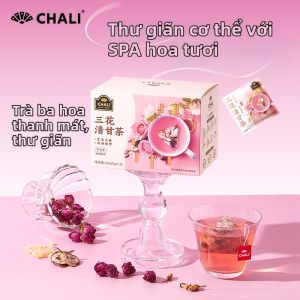 CHALI | Trà Túi Lọc Hoa Nhài Lá Sen Sung và Cam Đắng Thanh Lọc & Nuôi Dưỡng