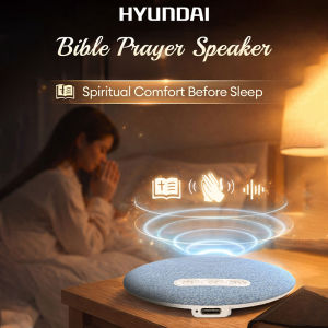 Hyundai | HYUNDAI S-1 Bible AI Prayer Pillow Speaker Bluetooth 6.0 Wireless Sleep Speaker with Timer Ultra-Thin Audiolibro Sleep Aid Audio