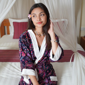 ~Ulamsari of Batik- Love Indonesia Edition Kimono Handuk Hst Dewasa (L / XL)