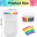 Rainbow Stripe Face Paint for Stage Performance Sports Meeting Children's Day Celebration Washable Face Color for Students And Cheerleaders. 