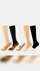 Anti Fatigue Miracle copper Socks Casual Compression Socks Copper infused Fiber