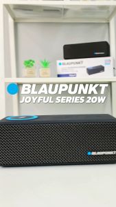BLAUPUNKT ลำโพงบลูทูธพกพา 20 วัตต์ มาพร้อม WIRELESS CHARGING BLUETOOTH SPEAKER รุ่น JOYFUL แบตเตอรี่ 2000mAh กันน้ำ IPX7