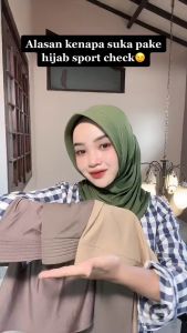 Hijab Bergo Sport Tepat & Jilbab Instan Olahraga Spandek Bergo Voli
