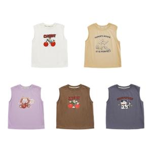 Lightweight Breathable Movie Print Vest for Girls Summer Casual Loose Fit Cotton Blend Short Sleeve round Neck Tank Top