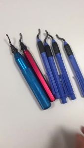 Deburring Tool with Rotary 10 High-Speed Steel Blades Machinist Tool for Metal Aluminum Copper Plastic 3D Printing Brass