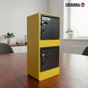 BLACK - Dual Door Alkansya Vault Multi Purpose Security box Direct Supplier & Manufacturer