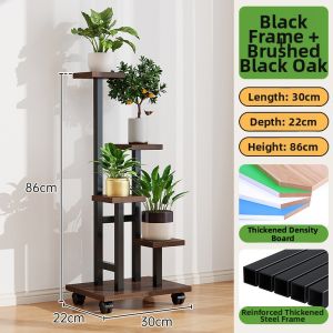 MOLORE | Movable Balcony/Room Iron Floor Plant Shelf