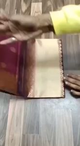 [Pre Order]Soft Lichi Silk Saree (Normal / Ready To Wear) ~ Delivery Lead Time : 10 days