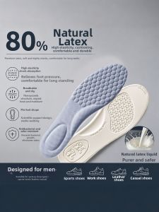 LINGMIAO | Super Soft Sweat Absorbing Anti Odor Breathable Anti-Bacterial Shock Absorbing Shoe Insoles