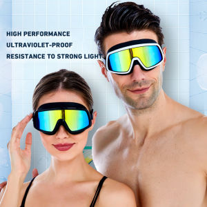 FRLO Swimming Goggles Waterproof Anti Fog silicone glasses Eyewear for Adult Men Women Youth Teens Gogles ultraviolet-proof Resistance to strong light Diving Swimming Equipment- YJ001