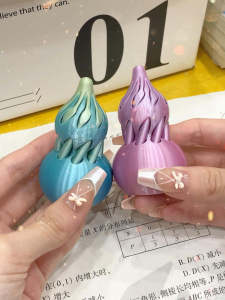 Creative Stress Relief 3D Printed Spiral Gourd Toy Push Pop Fun Finger Spin Top Gift Desktop Decoration Plastic Rotatable