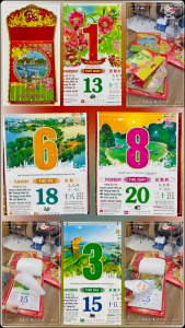 LỊCH 2026 LỊCH TẾT 2026 Kich cỡ 53x38cm BLOC SIÊU SIÊU ĐẠI trọn bộ HỒNG PHÚC AN KHANG