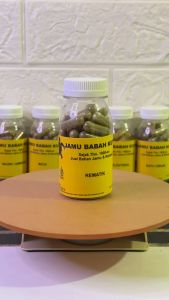 Obat Herbal Rematik Nyeri Sendi Pegal Linu DLL HERBAL - Jamu Babah Kuya (KAPSUL)