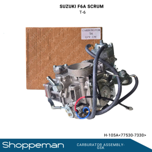 SUZUKI MULTICAB F6A SCRUM CARBURETOR ASSEMBLY CARBURATOR ASSEMBLY H-105A 77530-7330 T-6