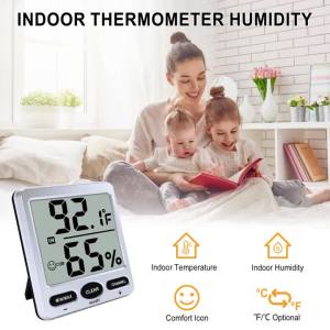 【2026 Upgraded】Smart Digital Hygrometer Thermometer – High Accuracy Fast Response for Baby Room Greenhouse Office Bedroom​
