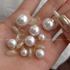 Elegant Pearl Ear Cuff No Piercing Required Womens New Style Fashion Jewelry Mosquito Coil Tray Ear Clip Fresh out