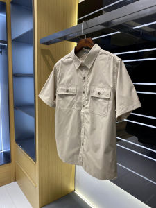Heavyweight Outdoor Mens Shirt Breathable Multi-Pocket Short Sleeve Workwear Summer New Arrival Loose Fit Casual Style