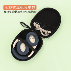Durable EVA Headset Storage Box Anti-Fall Shockproof Bluetooth Headphone Hard Case Protective Cover for Cleer ENDURO SE