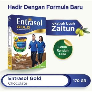 ENTRASOL GOLD COKELAT 170 GR PER 1 BOX