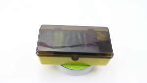 3-Layer Folding Fishing Tackle Box Multipurpose Fishing Storage Box with Handle Fish Hook Lure Box for Fishing Tackle Storage