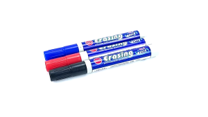 10Pc Erasing Whiteboard Marker Pentel Pen Marker Black Ink Stationary Long Lasting for Office School