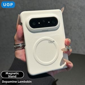 UGP | Magnetic Stand Thin Shockproof Full Enclosure Case Blue Lambskin