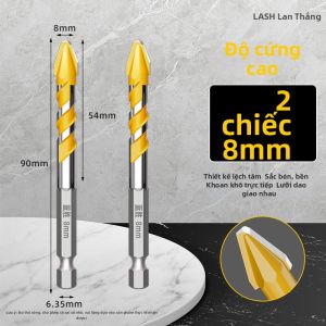 LASH | Mũi Khoan Siêu Cứng Không Đồng Tâm cho Gạch và Bê Tông