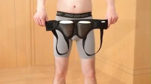 Đai Thoát vị bẹn háng thoát vị giàn với đệm nén cho trái và bên phải vành đai thoát vị