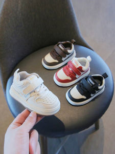 Baby Walking Shoes Childrens Sports Shoes Soft Bottom Anti-Slip Toddler Footwear Girls White Sneakers Boys Slip-On Shoes