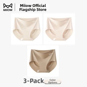 MiiOW | Invisible No-Trace Antibacterial Cotton Crotch Ice Silk Panties