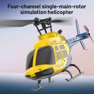 JDD[Fast Delivery][Original Available] RCERA A60 Air Pressure Fixed Height 4-Channel Remote Controlled Aircraft Drop Resistant Model Single Propeller Helicopter Toy