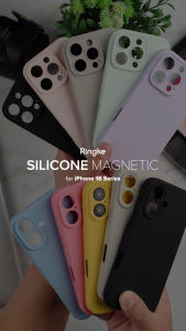 Ringke nam châm Silicone Tương Thích Với iPhone 16 Pro / iPhone 16 Pro Max Trường Hợp Trọng Lượng Nhẹ silicon mềm Bảo Vệ Bìa