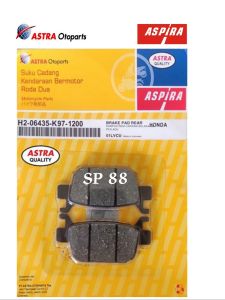 DISPAD PCX ORIGINAL ASPIRA SET (DEPAN & BELAKANG) UNTUK HONDA PCX DAN ADV