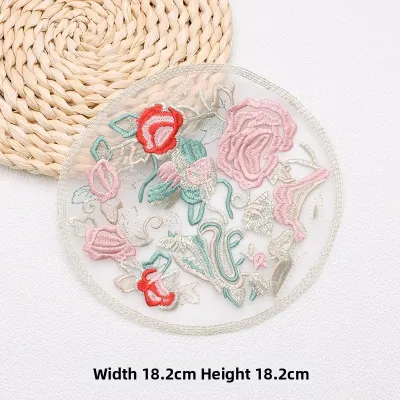 Embroidered Patch Retro Fashion Hand Sewn Decorative Patch Childrens Clothes DIY Long Term Decoration Fabric Sticker