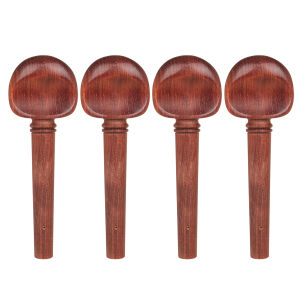 IRIN | IRIN 4 Pcs Cello Tuning Chord Axis 4/4 Drilling Holes String Instrument Accessories Redwood Material Tuning Knob Cello Parts