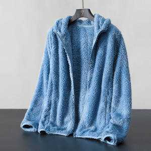 Fleece Jacket Men Plus Size 4XL 2022 Winter New Fashion Casual Reversible Jacket Thicken Warm Cardigan Stand Collar Coat for Men