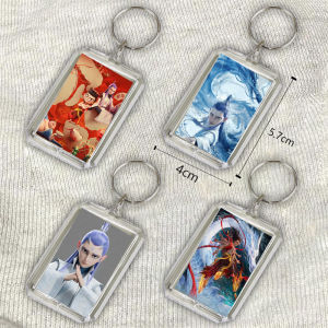 Mặt Dây Chuyền Acrylic Tranh Tượng Mèo Ma Quái Trung Quốc Đồ Sáng Suớng Đồ Trang Trí Túi Xách Khóa Túi Xách Khối Hàng Hành Lý