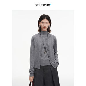 Slim Fit Wool Blend Sleeveless Turtleneck Vest