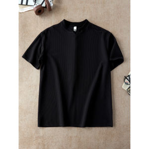 OUMULONG | Muscle Fit Gym T-Shirt V-Neck ElastiCuff