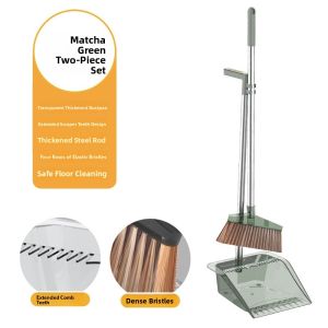 JIFANPAUL | Multifunctional Broom and Dustpan Set Indoor Outdoor