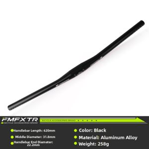 FMFXTRA | Aluminum Alloy Bike Handlebar Set Straight Horizontal Swallow Bars