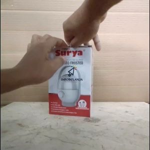 Surya SHL L4003 Frosted Lampu Emergency LED Rechargeable Cahaya Putih SNI