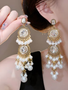 Bohemian Tassel Earrings Women Exaggerated Ethnic Style Fashion Jewelry Dangle Earrings Trendy Design Summer New Arrival