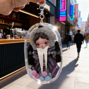 Skullpanda X Wednesday Neverland School Uniform Edition High Definition Shell Protective Cover Dustproof Guard Child Carrying Bag