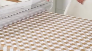 Thick PVC Tablecloth TransparentClear Protective Table Cover WaterproofOil Proof Mat Insulated Cover Transparent Desk Mat 2/4/6/8/10/12/14Seater