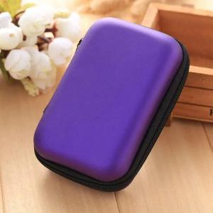 1 Pcs Earphone Wire Box Rectangle Data Line Cables Storage Box Case Container Organizer Coin Purse Box Home Storage Boxes