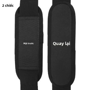 2 Chiếc Chiến Thuật Vai Miếng Lót Thoáng Khí Dây Đeo Xốp Cho Áo Vest Ba Lô Đi Bộ Đường Dài Cắm Trại Có Thể Điều Chỉnh Thoải Mái Đệm Phụ Kiện